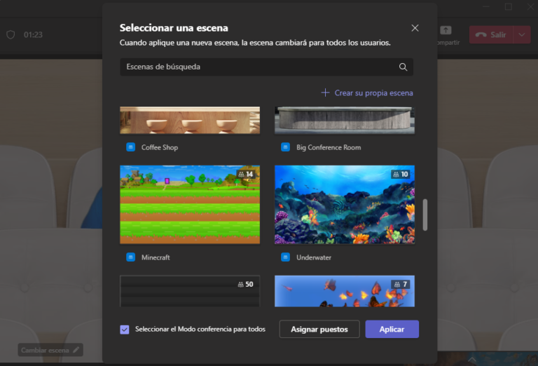 Together Mode Mejoras en «modo conjunto» (together mode) en reuniones de Microsoft ...